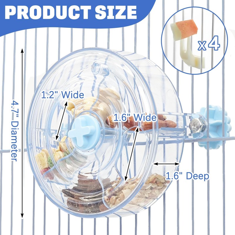 BNOSDM Bird Foraging Toy Creative Feeder Systems with Seed Food