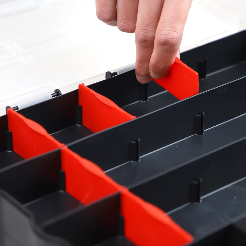 Dekton Jumbo Double Sided Organizer- Organizer Box With 32 Compartments|