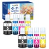 8 Pack GI-21 G3270 G3290 Ink Compatible with Canon GI21