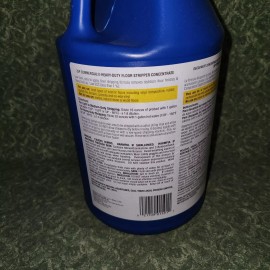 Zep ZULFFS128 Heavy-Duty Floor Stripper Concentrate one  Gallon  make up to 9 g
