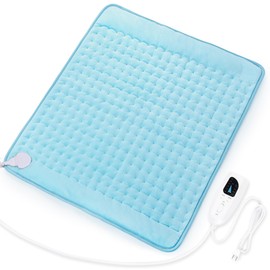 Deepsoon Heating Pad,Electric Heating Pads for Back,Hot Heated Pad for Abdomen,Shoulder,Knee,Multiple Temp and Auto Shut Off