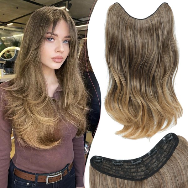 VEGALILY 20inch Hair Extensions 1PCS U-shape Clip in Hair Extension