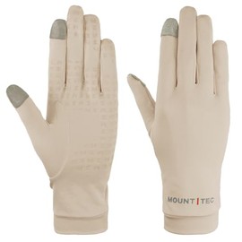MOUNT TEC Unisex UV Protective Touchscreen UPF 50+ Sunblock Breathable Gloves for Sailing Golfing Boating Driving Cycling Fishing (Apricot,M)