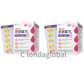 Chong Kun Dang Promega Triple Enteric Coated Omega 3 60 tablets 2 / 종근당 프로메가 트리플 장용성 오메가3 60정 2개