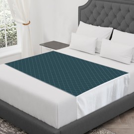 CoolShields Waterproof Bed Pads, 60" x 36" Washable Reusable Mattress Protector Bedwetting Pad for Incontinence