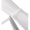SQHXH 100 Pack Reusable White Cable Ties, 300mm X 4.8mm,