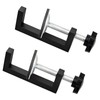 2 Pcs G Clamp for Woodworking, G Clamp with Adjustable