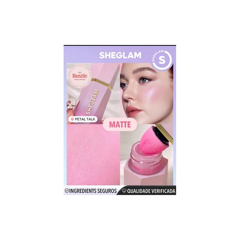 Blush Liquido Sheglam Diferentes Tonos Tono del maquillaje Petal-talk