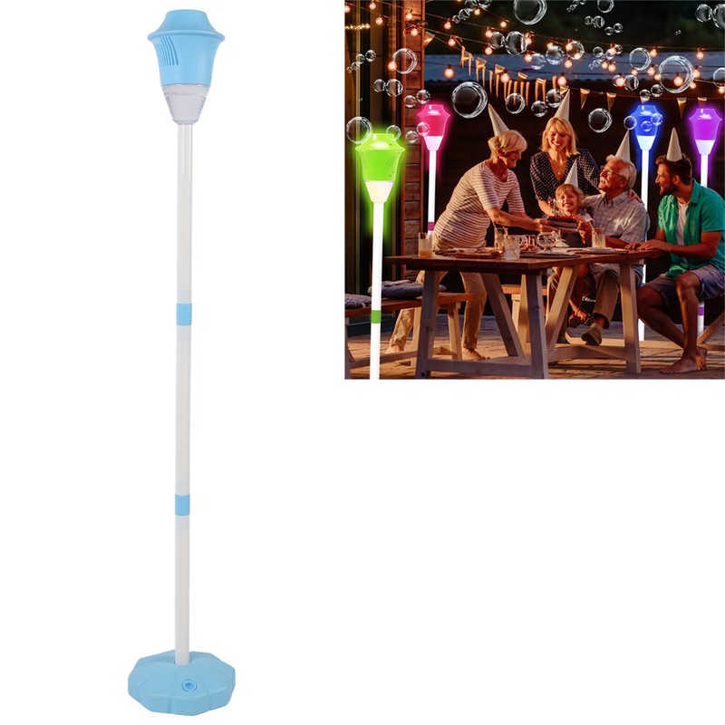 Street Light Bubble Machine Rechargeable Electric Automatic Bubble Blower for