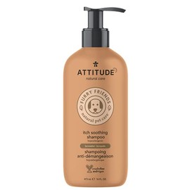 ATTITUDE Natural Itch Soothing Shampoo for Cat & Dog, Hypoallergenic, Vegan and Cruelty-Free, Lavender, 16 Fl Oz (Pack of 1) (81143)
