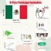 Copa Del Mundo:kit De Porros Para Fútbol:bandera,muñequera