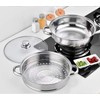Steamer Pot Stainless Steel 2 Tier - 28cm Steamer Pot