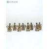 Exotic India 3" Small Superfine Ashtalakshmi Set | Brass Statues