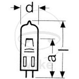 Osram BRJ/EVB 64633 HLX lamp 150w 15v G635 Halogen light Bulb