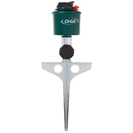 Orbit 2 Pack Compact Gear Driven Lawn Sprinkler on Sturdy Spike Base