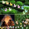 Pack of 100 Mini Resin Ducks, Mini Luminous Ducks, Mini