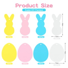 Easter Craft Children, 32 Pieces DIY Easter Decoration Craft Set, Easter Bunny, Easter Eggs for Children, Foam Rubber Craft Set Children, Easter Craft Set, DIY Craft Accessories Craft Material Set