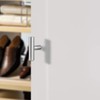 goldenwarm Modern Furniture Knobs, Bar Handle, Stainless Steel, Silver, Single