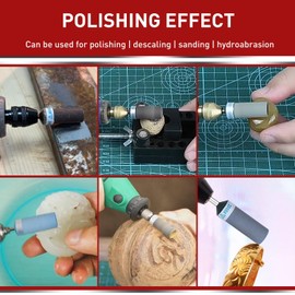 20Pcs 180 Grit Sanding Drums Sandpaper Sticks Set with 1/8"(3mm) Shank for Dremel Rotary Tool, Suitable for Metal Rust Removal/Jade Polishing/Stone Grinding