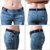 Jasgood Belt, Women's, Men's, Elastic Belt, Unisex, No Buckle, Invisible