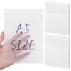 Gueevin 100 Sheets 5.5 x 8 Inch Transparent Sticky Notes,