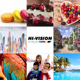 HI-Vision Compatible Ink Cartridge Replacement for HP 902XL 902 XL to use with OfficeJet 6950 6954 6956 6958 6961 6962 6963 6964 6966 OfficeJet Pro 6968 6970 6971 6974 6975 6976 6978 (4-Pack, BCMY)