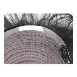 Capilares.mx Protesis Capilar De Malla Con Broches, 18x20 Cm, Negro 1b