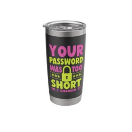 Hacker Security System - Computer Programmer Cybersecurity Stainless Steel Insulated Tumbler