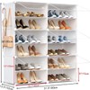 HOMICKER Shoe Storage,24 Pairs Rack Organizer for Closet Cabinet with