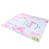 Summer Floral Pattern Shower Curtain with Hook Bathroom Curtain for
