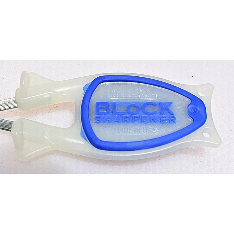 Block sharpener Glow in the dark-Outdoorsm - Plastic, Glow Blue