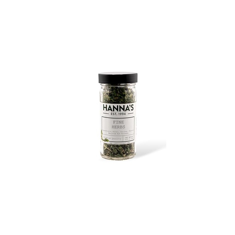 Hanna's Fine Herbs, Premium Quality, 4 fl oz Jar