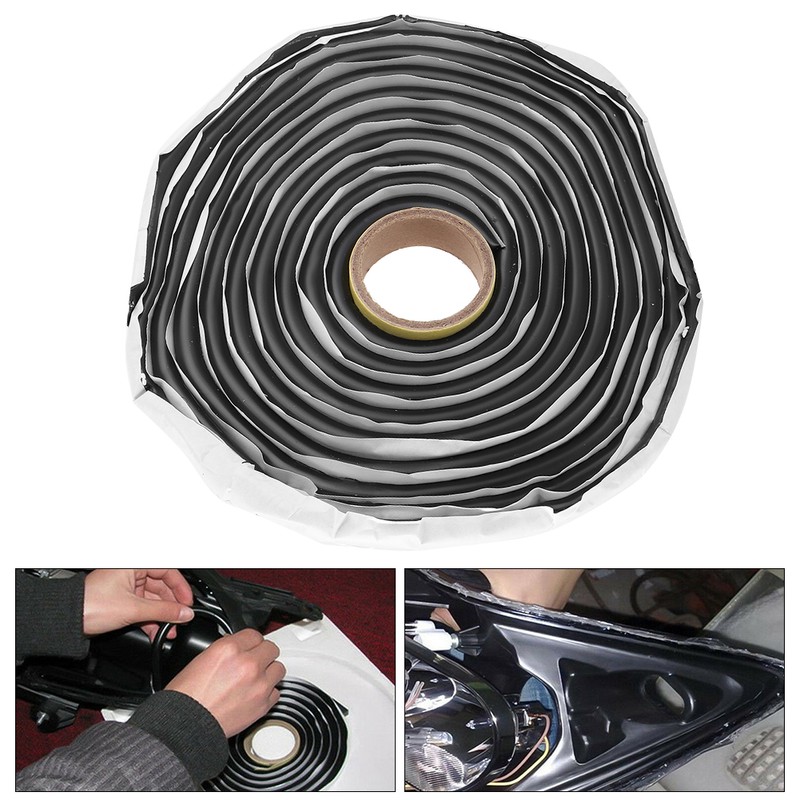 Windshield Sealer Rubber Glue Butyl Seal Strip Headlight Sealant Tape