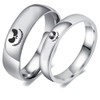 XAHH Jack and Sally Ring for Couple Sterling Silver Jack