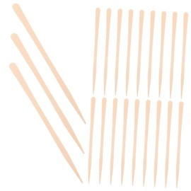 Mikinona Nose Hair Remover Applicator 100pcs Wooden Hard Wax Sticks for Body Hairs Women