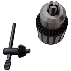 DNLK Drill Chuck Fits Jet Jdp15-1072 - 5/8" Heavy Duty Drill Chuck - Made in USA - Stainless Steel - Keyed Manual Lock - Compatible with Drilling Machine