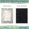 Icona Bay 5x7 (13x18 cm) Picture Frames (Creamery White, 6