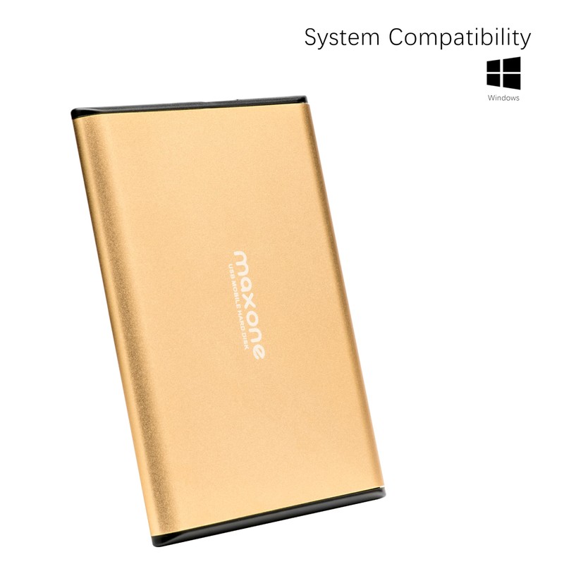 320GB External Hard Drive Portable - Maxone Ultra Slim 2.5''