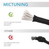 MICTUNING Cargo Nets, 6mm 47" x 36" Heavy Duty Latex