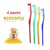 DR.PERFECT Adult Smoker’s Toothbrushes Firm Toothbrush Super Hard Bristles for