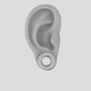 Vankula 2PCS Cubic Zirconia Ear Tunnels Plugs 316L Stainless Steel