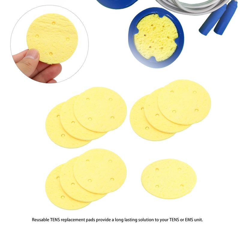 Electrodes Conductive Pads, TENS EMS Electrode Pads, Pack of 10