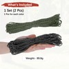 TIXIPEM 2 mm 66FT Reflective Guyline Camping Paracord [2PCS] -
