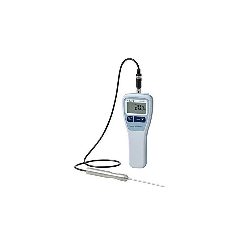 Sato Keiryoki (SATO) Waterproof Digital Thermometer Without Hook Hole SK-270WP-K