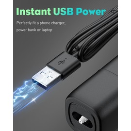 Pawfly Portable Aerator for Fish, Small USB Air Pump for Bait Bucket up to 5 Gallons, 15 GPH Minnow Bucket Livewell Aerator for Outdoor Fishing and Fish Transport