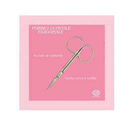 Baruffaldi 102 - Hexagonal Leather Scissors, Manicure and Pedicure - with Protective Case