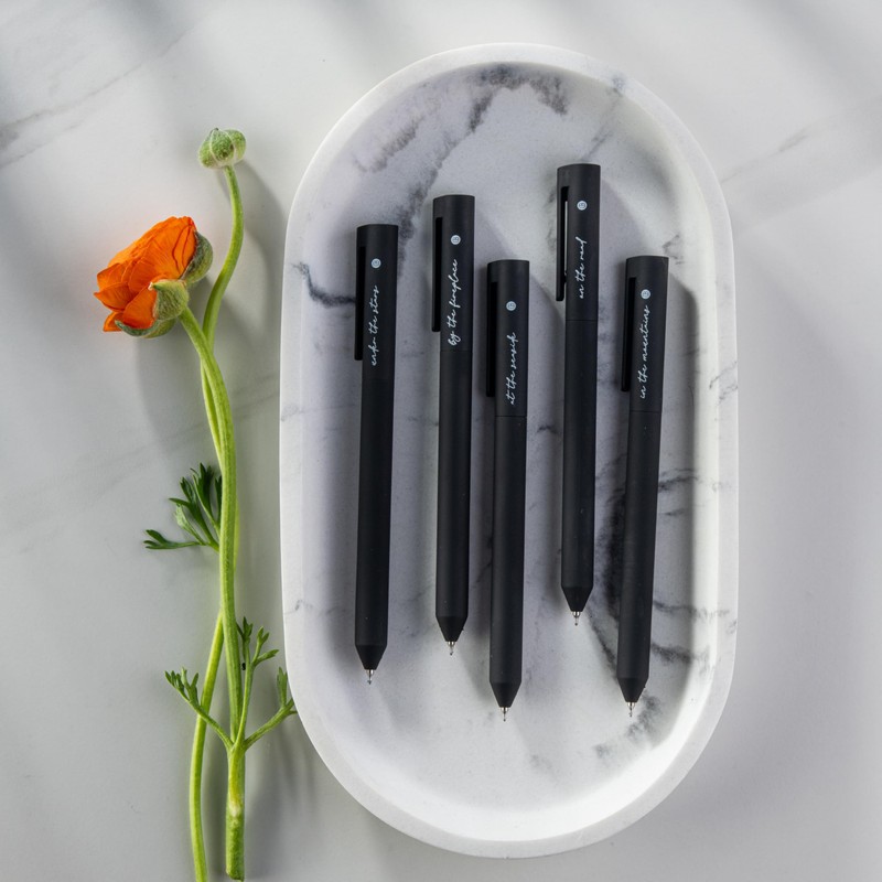 DIVERSEBEE Black Gel Ink Pens, 0.5 mm Gel Pens Fine