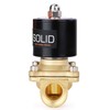 U.S. Solid 3/4" Brass Electric Solenoid Valve 110V AC Normally