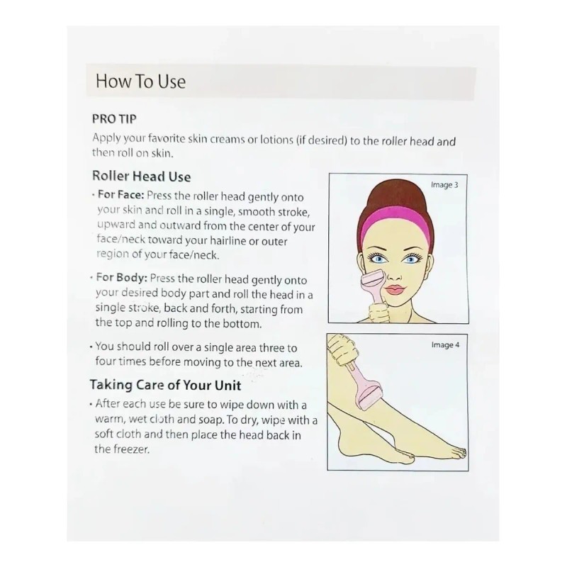 Rodillo Facial Ice Roller Hieloterapia Rubyface Todo Tipo De Piel