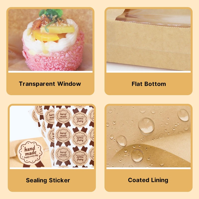 30 Sourdough Bread Bags For Homemade Loaf Kraft Brown Paper